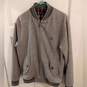 Fred Perry Grey Wool Jacket